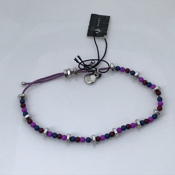 Marc Jacobs Bracelet Silver Plated beads & bolt pu - Picture 5 of 12